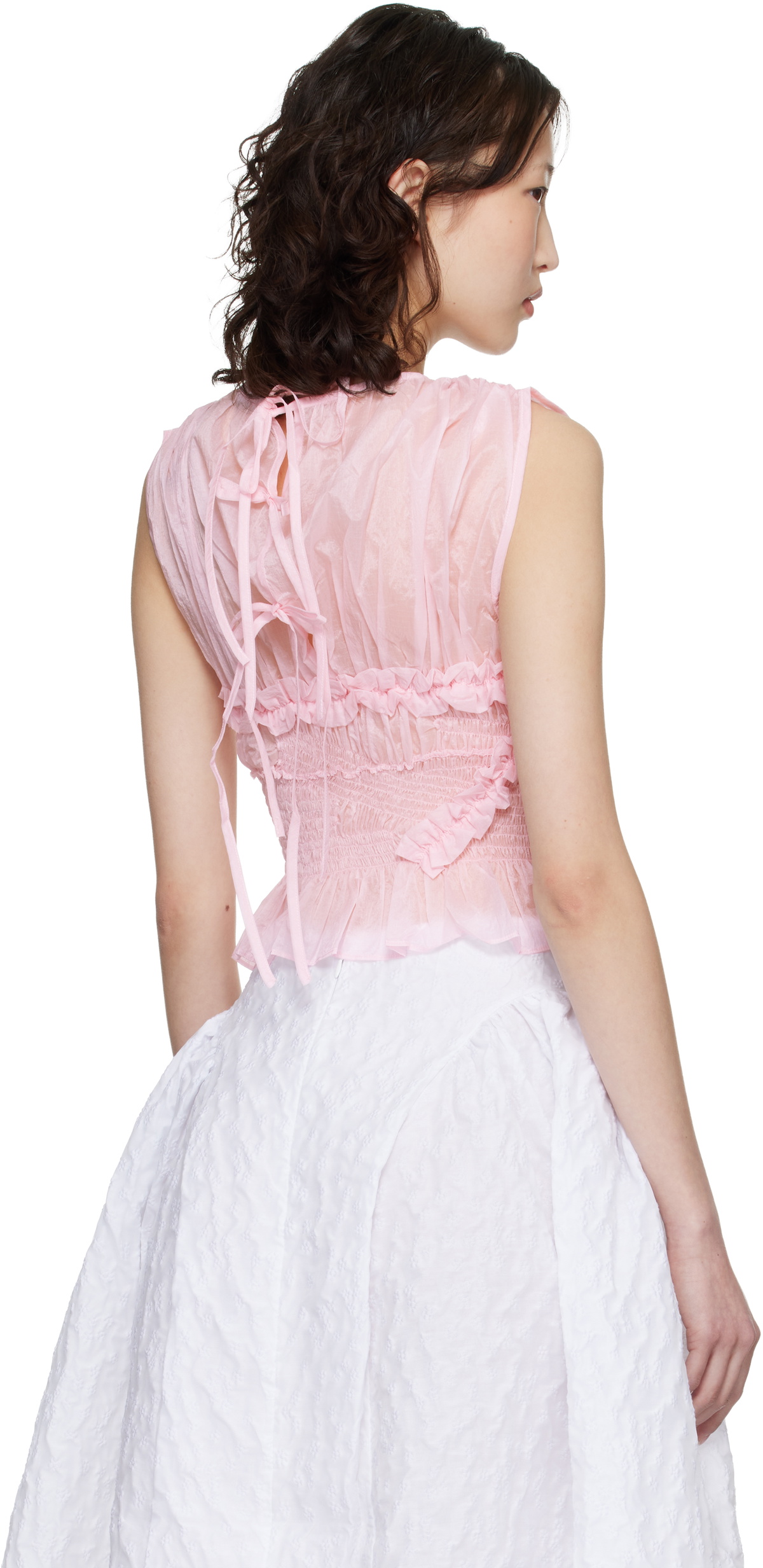 Cecilie Bahnsen Pink CBuphi Top