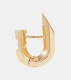 Burberry Hollow Spike gold-plated sterling silver earrings