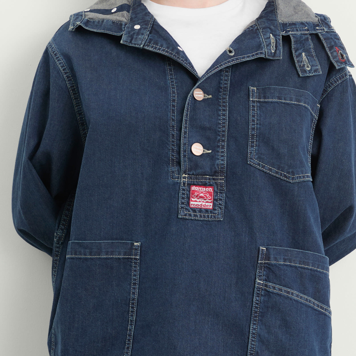 Damson Madder Women's Briar Hoodie in Blue