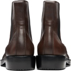 Dries Van Noten Brown Leather Chelsea Boots