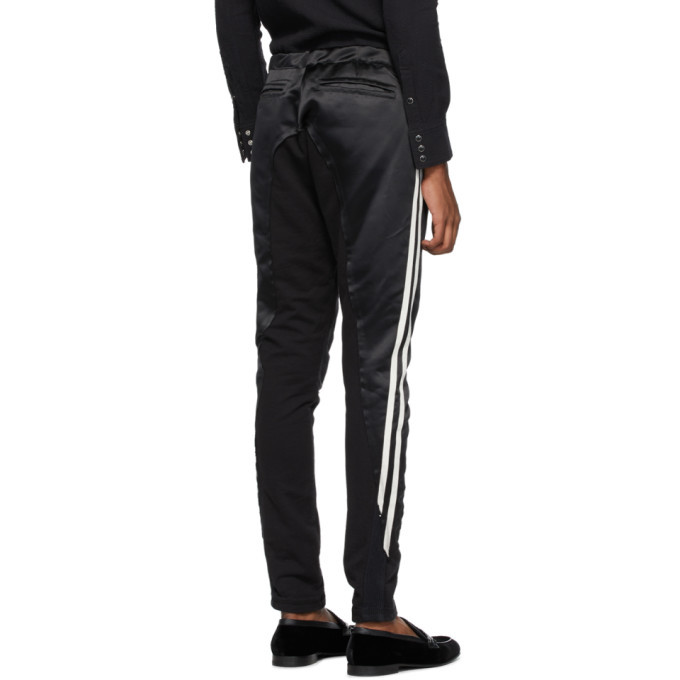 Greg Lauren 50/50 LONG SLIM PANT Greg Lauren スエットパンツ 黒