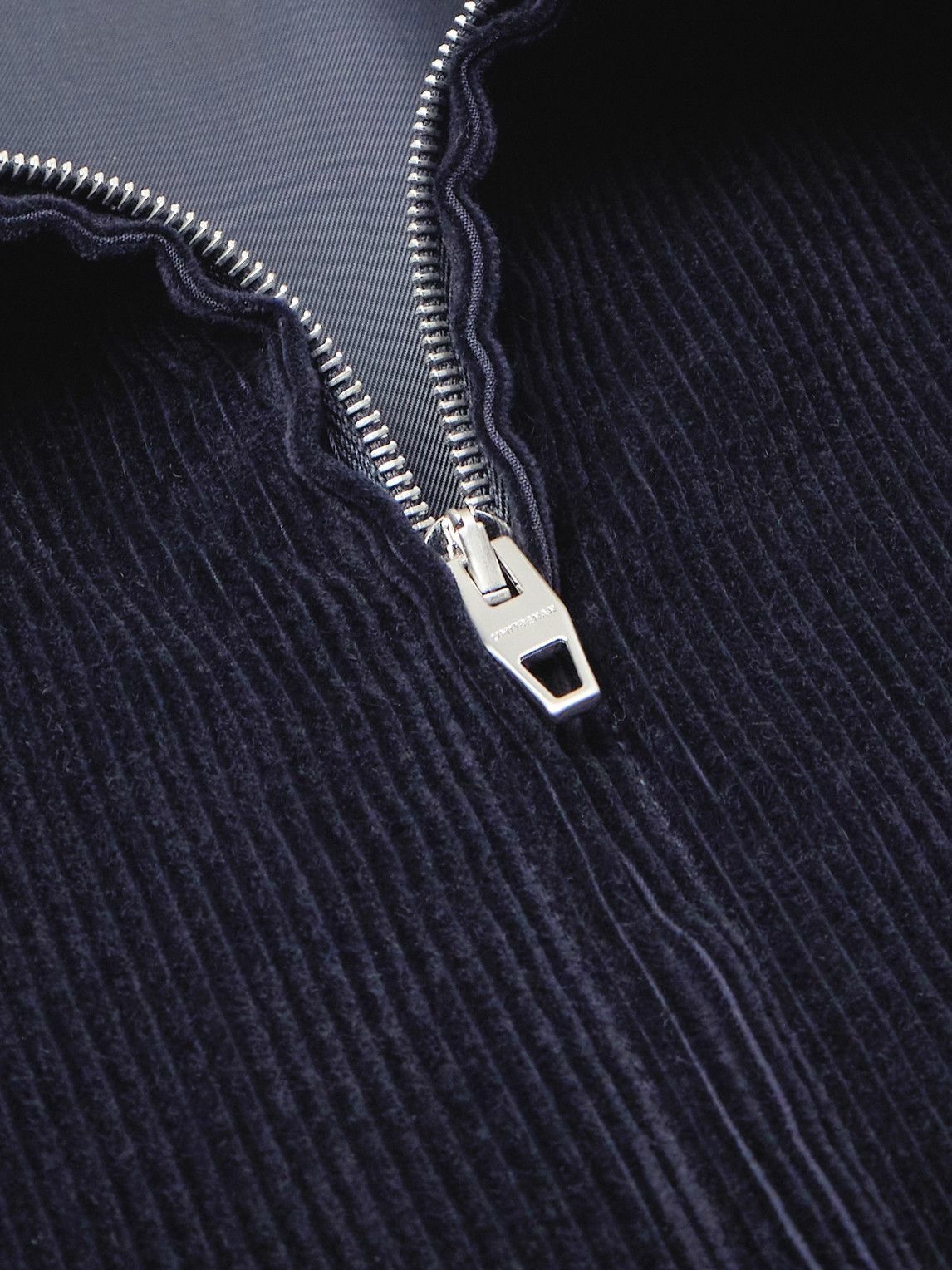 UMIT BENAN - Quebec Cotton and Cashmere-Blend Corduroy Jacket - Blue