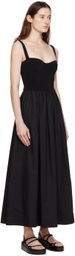 Esse Studios Black Bustier Maxi Dress