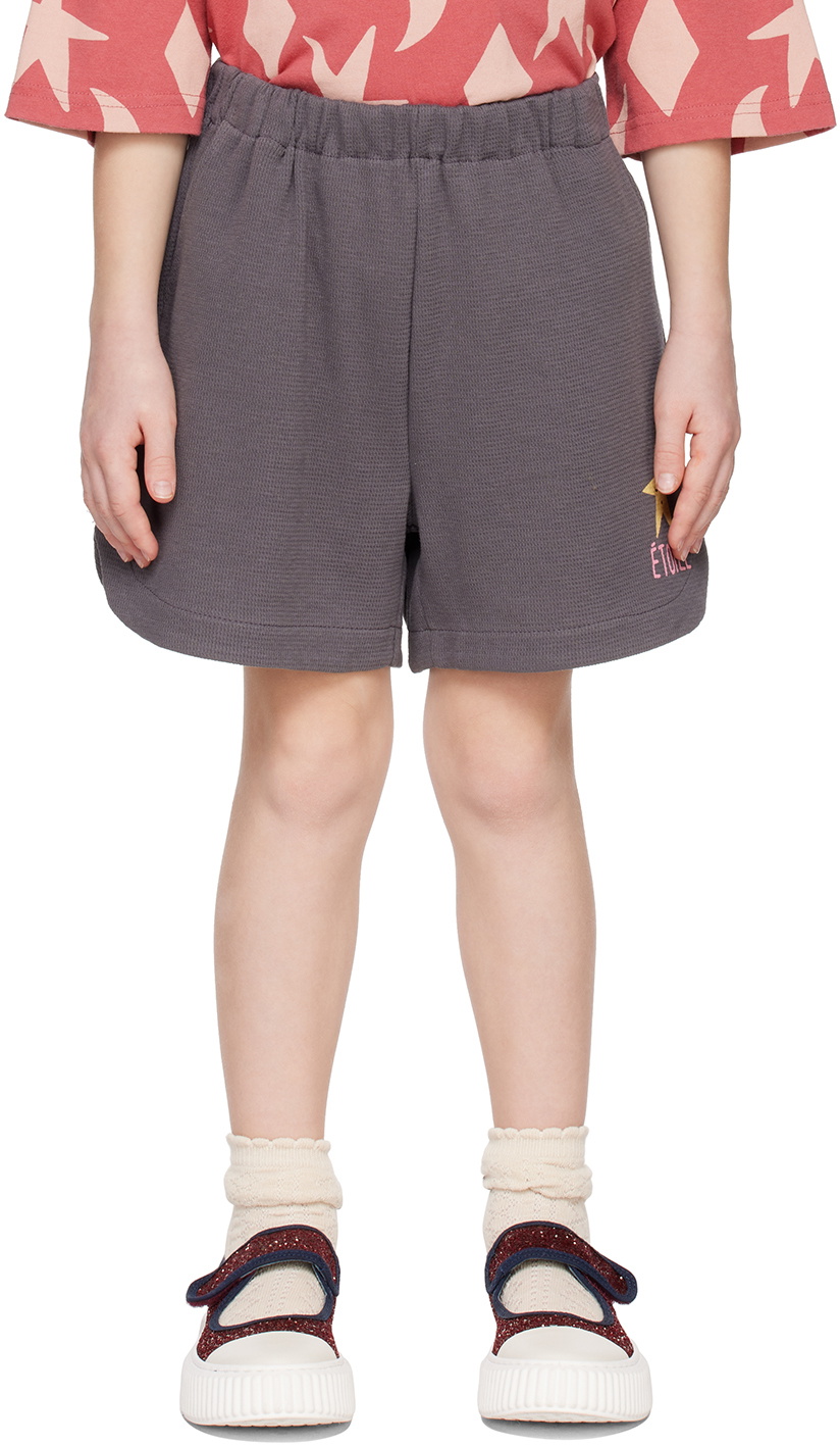 Jellymallow Kids Gray 'Étoile' Shorts