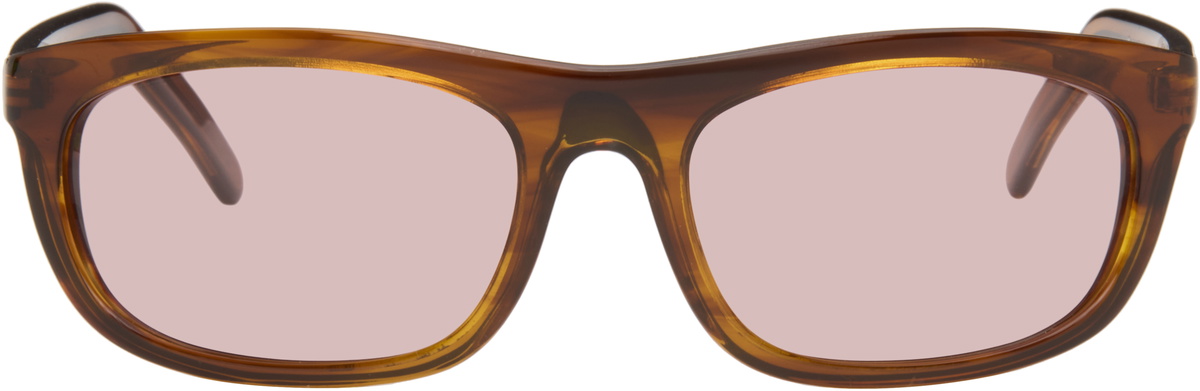 OUR LEGACY Brown Shelter Sunglasses