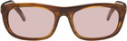 OUR LEGACY Brown Shelter Sunglasses