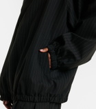 The Frankie Shop Baxter oversized pinstripe blouson jacket