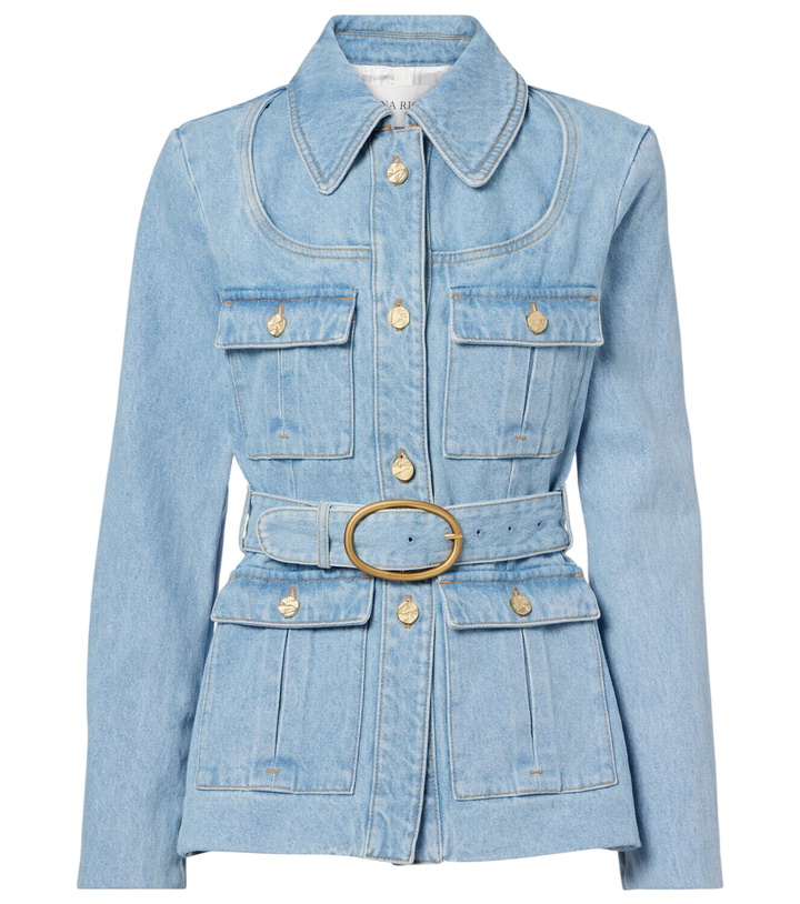 Photo: Nina Ricci Belted denim jacket