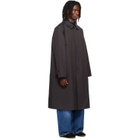 Studio Nicholson Brown Crowe Trench Coat
