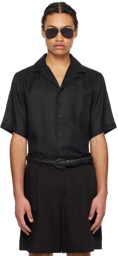 Lardini Black Patch Pocket Shirt