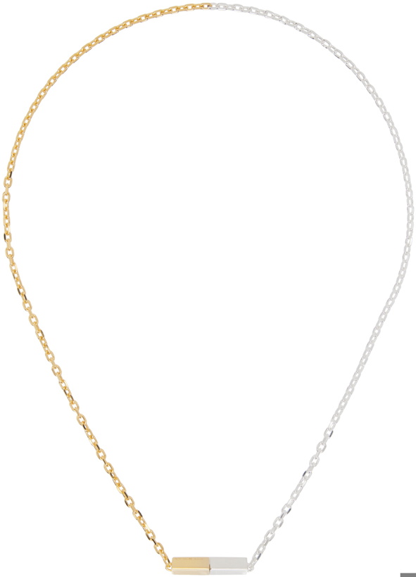 Photo: Bottega Veneta Gold & Silver Pendant Necklace