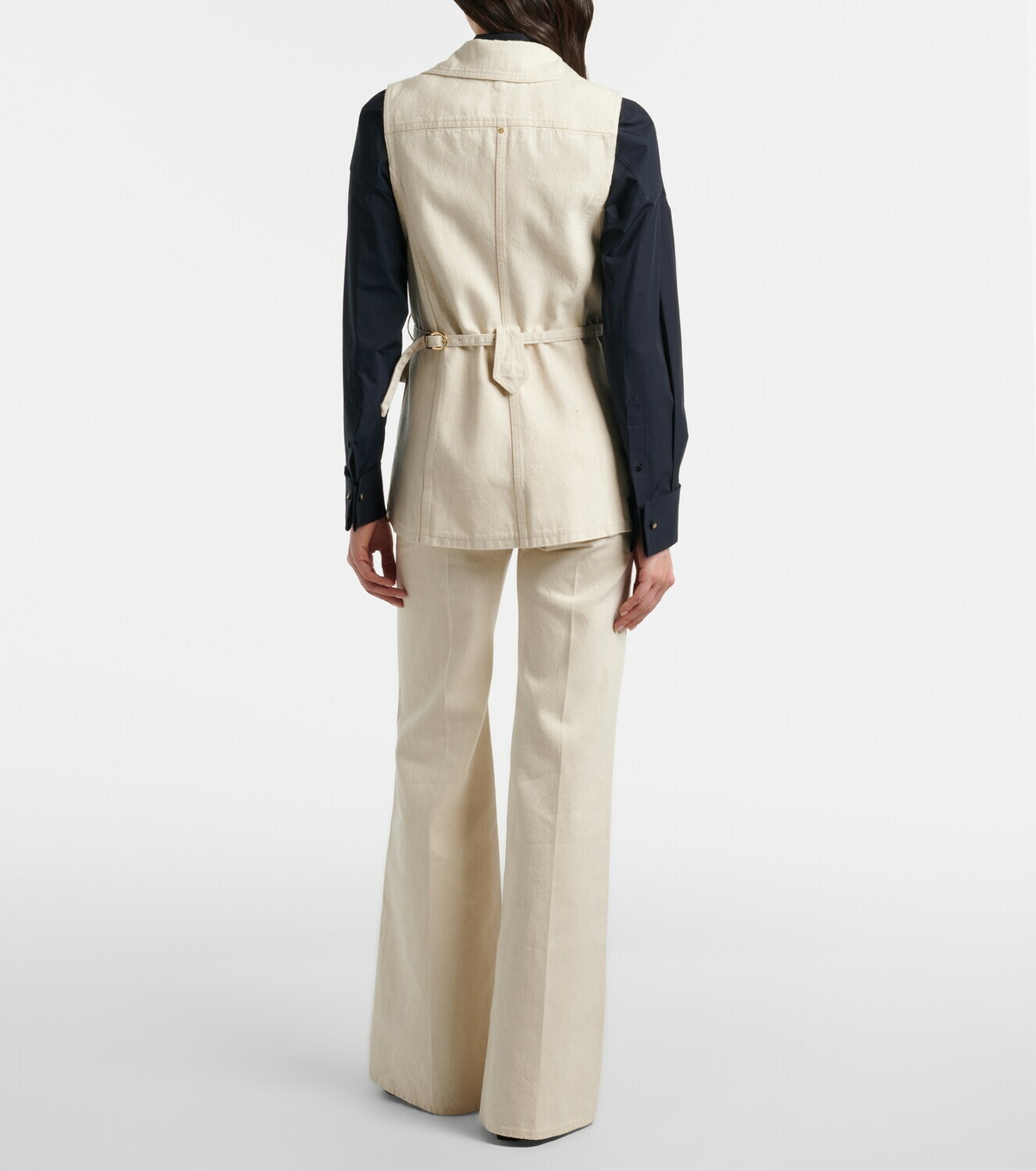 Dorothee Schumacher Summer Of Love cotton and linen wide-leg pants