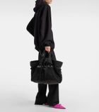 Balenciaga 24/7 fishnet tote bag