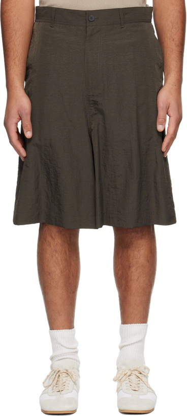 Photo: LE17SEPTEMBRE Brown Adjustable Bermuda Shorts