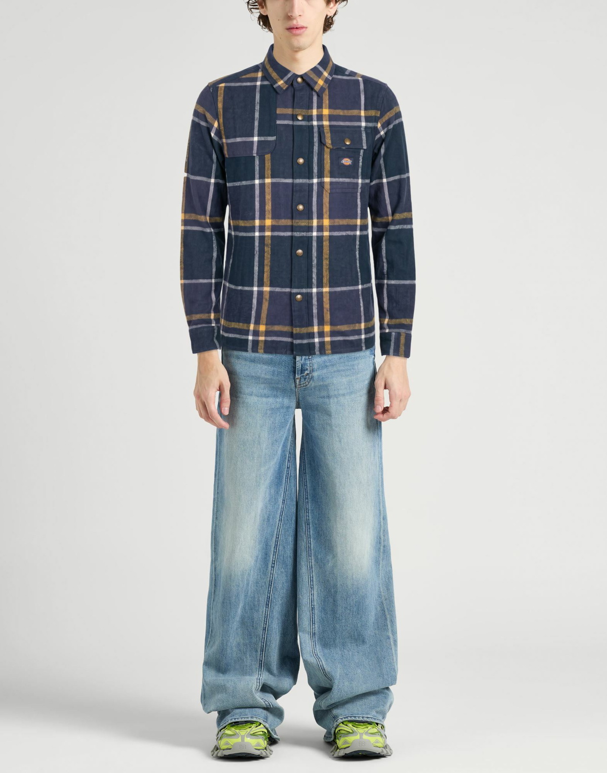 Dickies Mens Shirt Slate in Blue