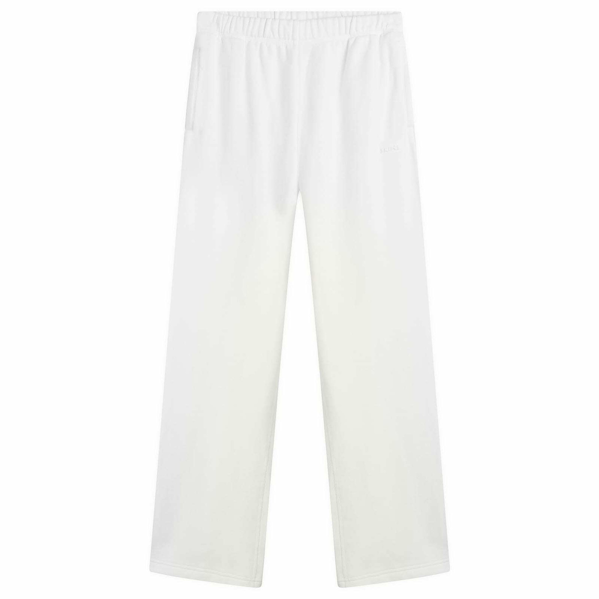 SKIMS Women's Cotton Fleece Classic Straight Leg Pants in Marble