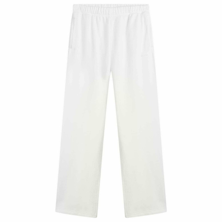 Photo: SKIMS Women's Cotton Fleece Classic Straight Leg Pants in Marble
