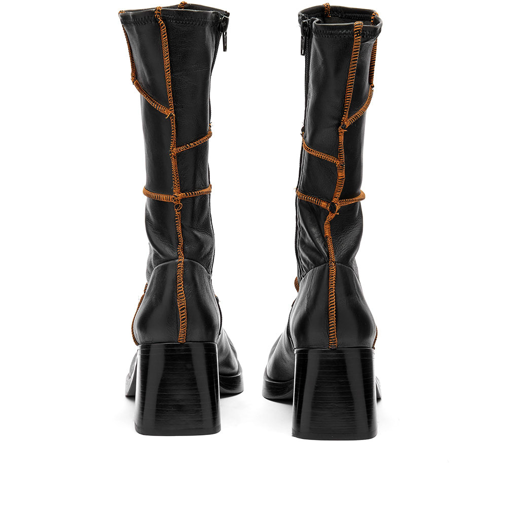 MIISTA Women's Lois Calf Boot in Black MIISTA