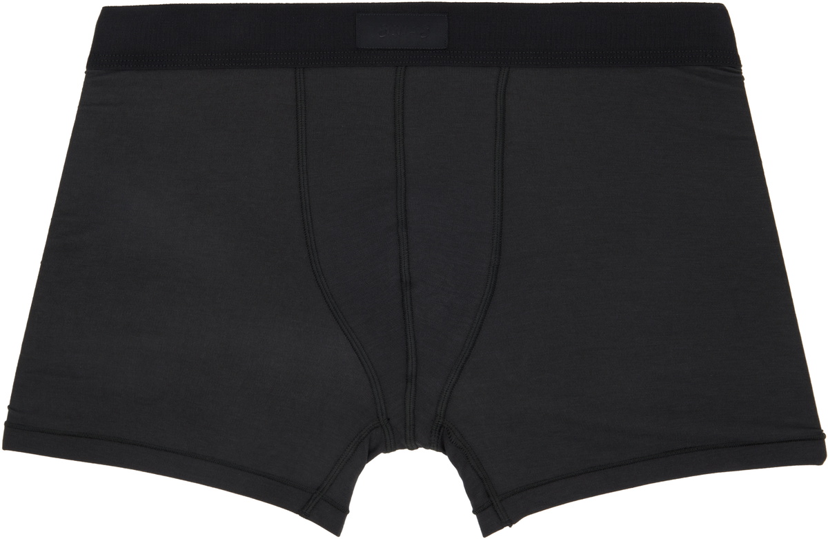 SKIMS Three-Pack Black SKIMS Cotton 3 Boxer Briefs