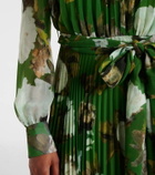 Erdem Belted floral gown