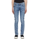 Nudie Jeans Blue Lean Dean Jeans