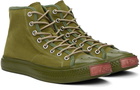 Acne Studios Green Ballow High Sneakers