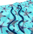 Vilebrequin - Mahina Mid-Length Printed Swim Shorts - Blue