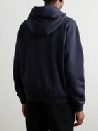 Loro Piana - Vogel Cotton and Cashmere-Blend Jersey Hoodie - Blue