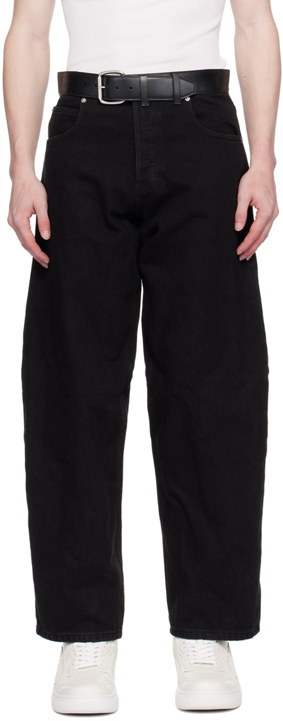 Photo: Alexander Wang Black Belted Jeans