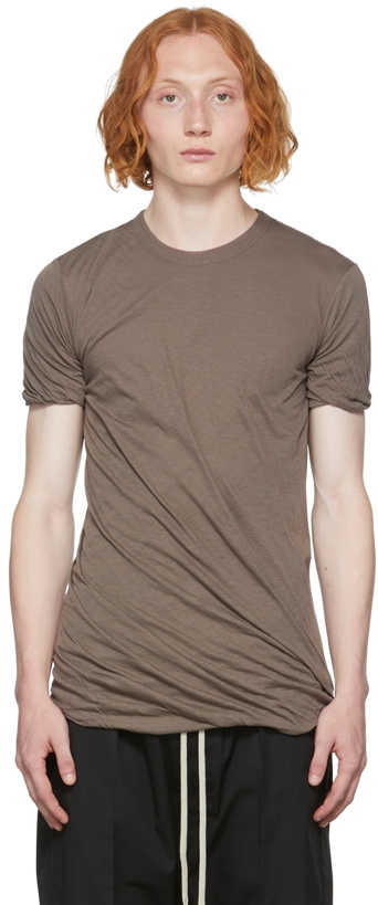 Photo: Rick Owens Taupe Double T-Shirt