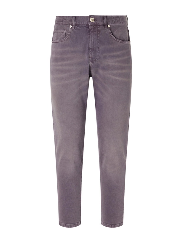 Photo: Eleventy - Straight-Leg Jeans - Gray