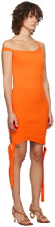 JW Anderson Orange Deconstructed Minidress