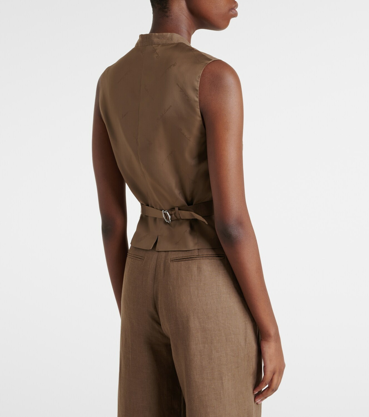 Ralph Lauren Collection Jaiden linen vest