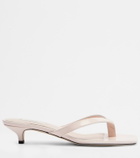 Toteme Leather thong sandals