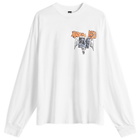 Brain Dead Men's Cosmic Debris Long Sleeve T-Shirt in White