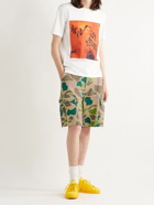 BILLIONAIRE BOYS CLUB - Logo-Embroidered Camouflage-Print Denim Cargo Shorts - Multi - L