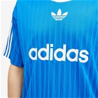 Adidas Men's Adicolor Poly T-shirt in Bluebird/White