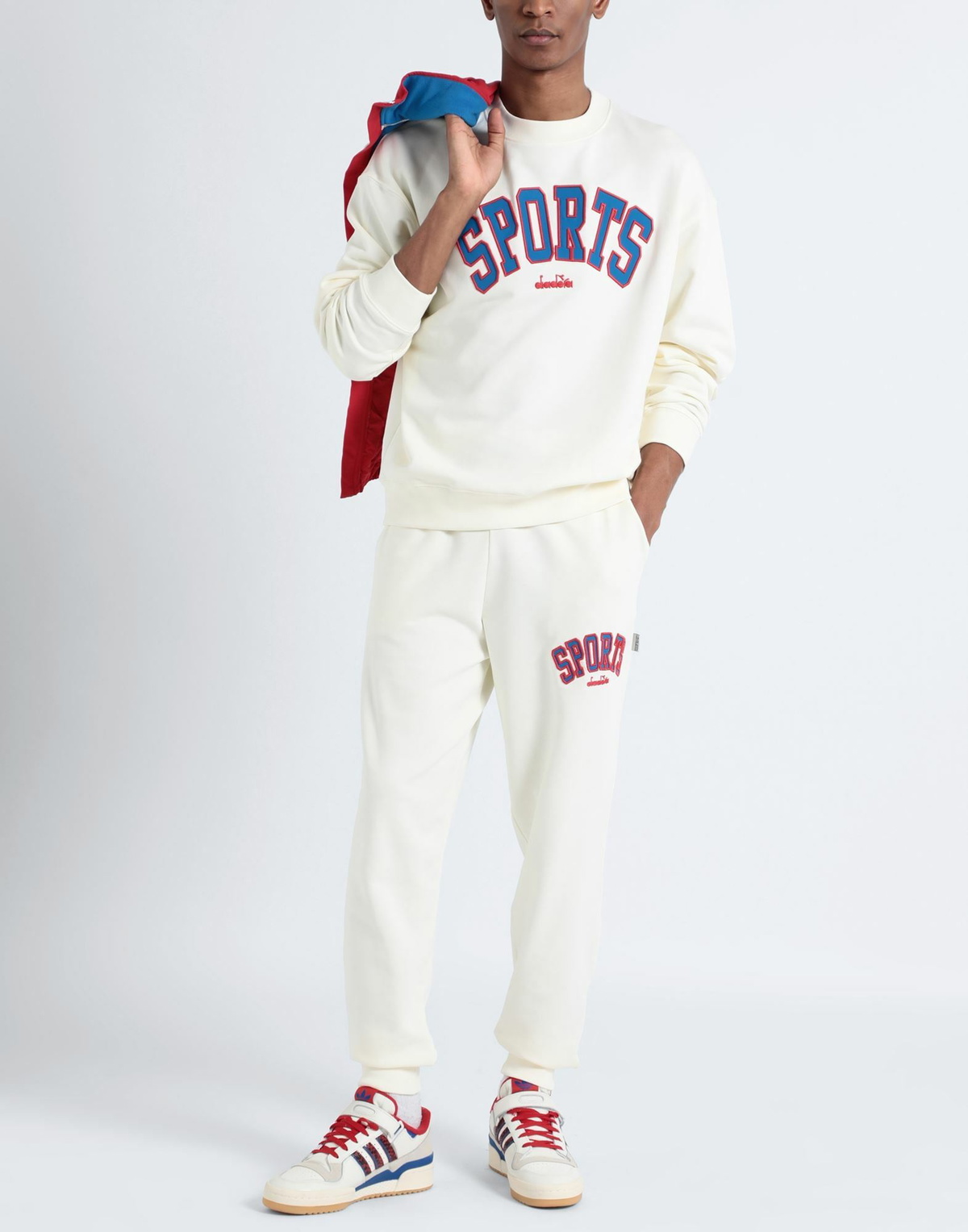 Diadora Sweatshirt Crew Legacy Mens Sweatshirt Ivory