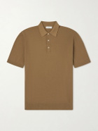 Boglioli - Cotton-Piqué Polo Shirt - Brown