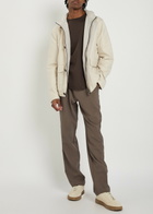 Herno Reversible Cashmere and Silk-blend Jacket Ecru