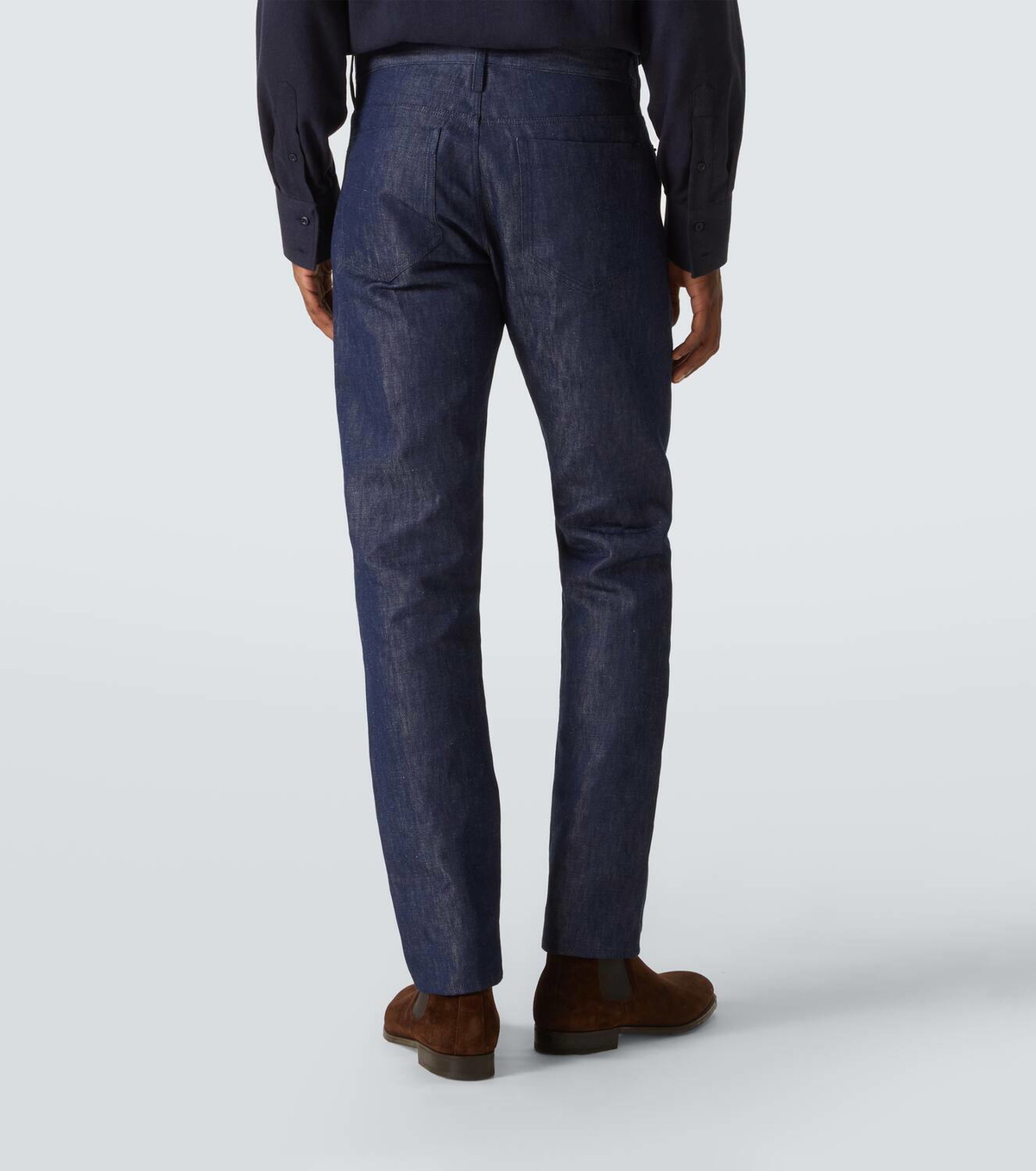 Gabriela Hearst Cotton and linen straight pants