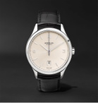 Montblanc - Heritage Chronométrie Automatic 40mm Stainless Steel and Alligator Watch, Ref. No. 112533 - Silver