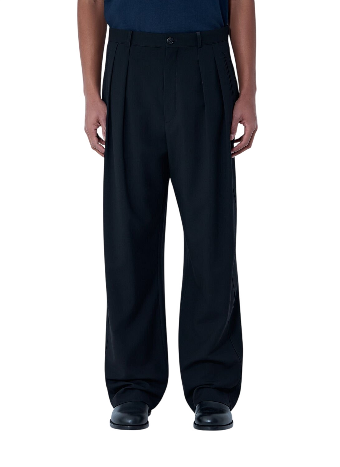 The Row - Marcello Straight-Leg Pleated Wool-Gabardine Trousers