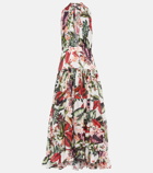 Alexandra Miro Maria floral cotton midi dress