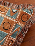 Soho Home - Lumi Fringed Chenille-Jacquard Down Cushion