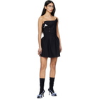 SHUSHU/TONG Navy Double-Layer Bustier Minidress
