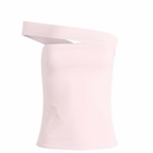 SKIMS Women's Cotton Jersey One Shoulder Top in Cherry Blossom