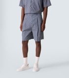 Givenchy Checked cotton Bermuda shorts