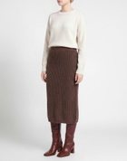 Peserico Womens Midi skirt in Brown