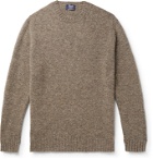 William Lockie - Mélange Wool Sweater - Brown